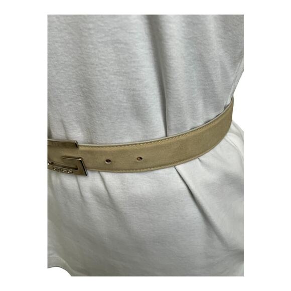 Gucci Beige Suede Belt with G Logo Buckle – XXS - Picture 3 of 6